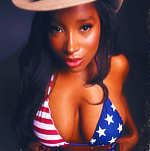 Photo of an ebony independent escort Amour who is based in London, UK.